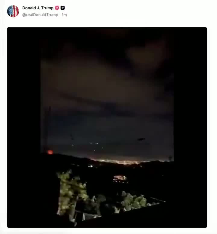 Illustrative photo for: Breaking: Trump edited Venezuela operation video with