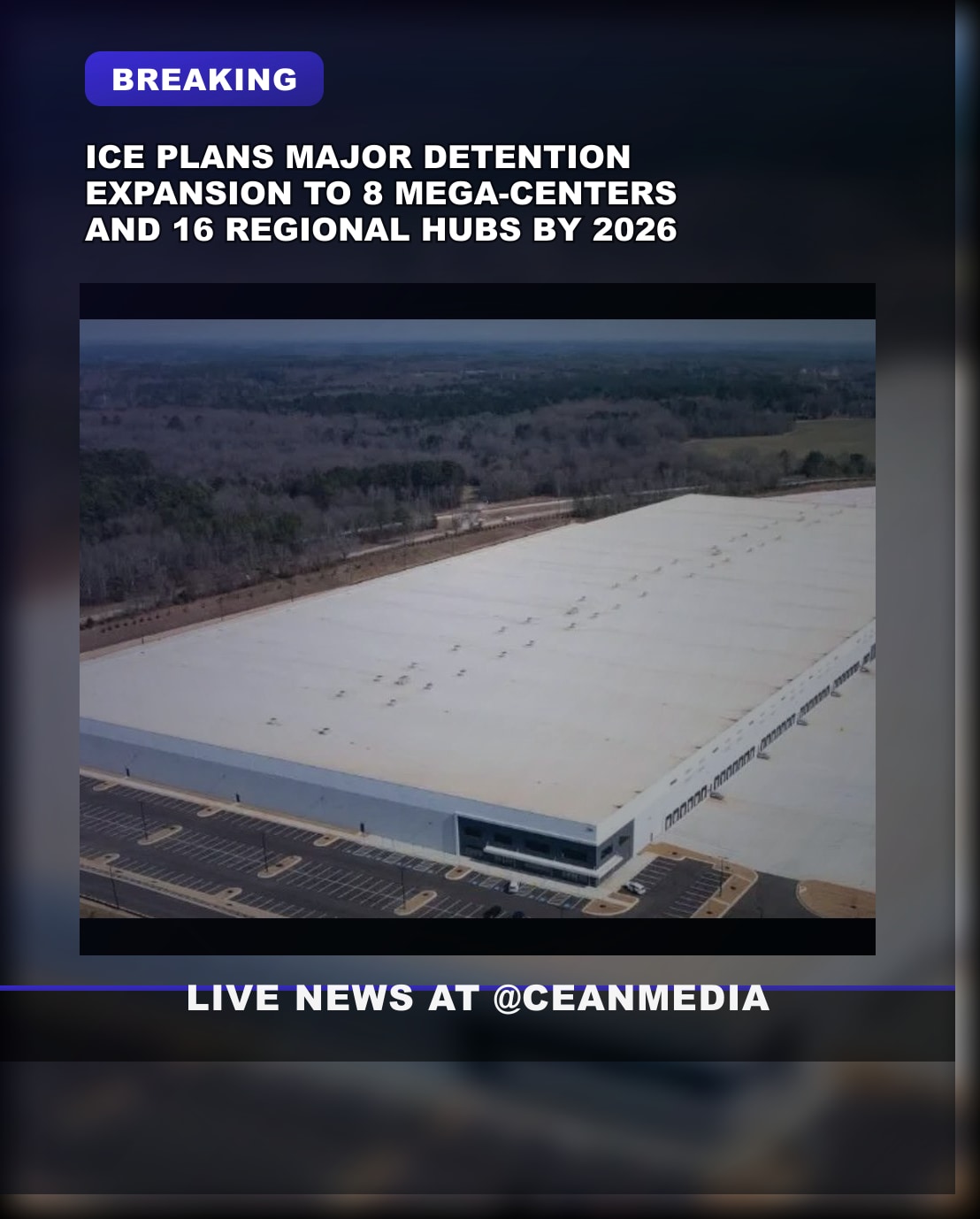 Illustrative photo for: ICE mass detention expansion plan expands detention system