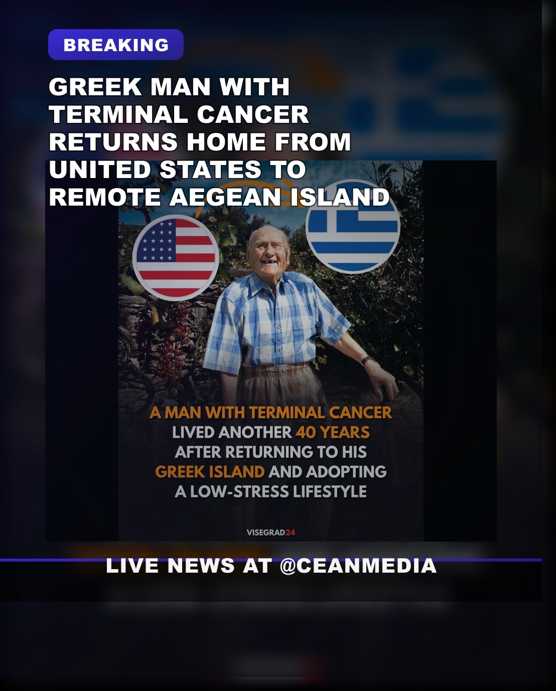 Illustrative photo for: Greek man returns home terminal cancer: repatriation from