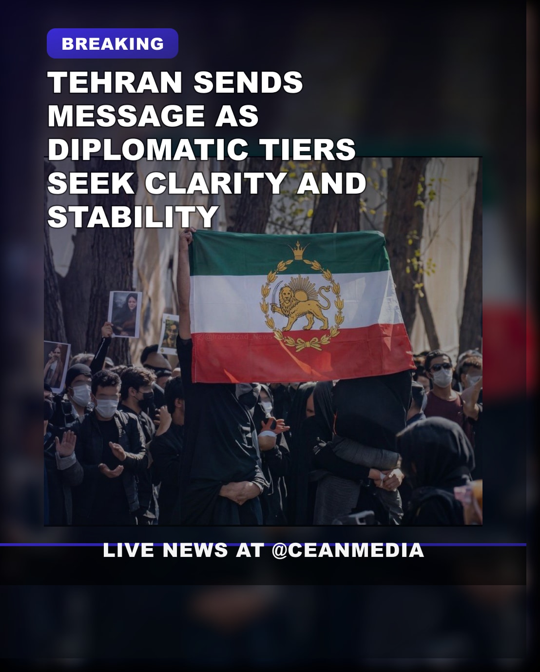 Illustrative photo for: Tehran Today Message Sent Stirs International Attention