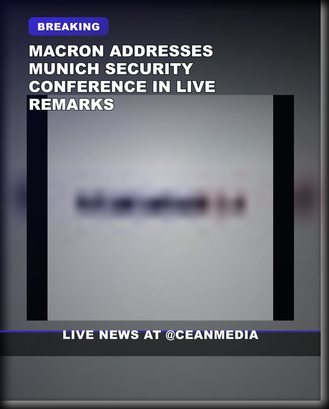 Illustrative photo for: Macron Munich Security Conference speech: Live Address on