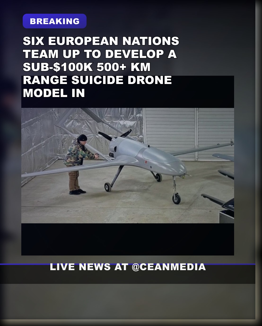 Illustrative photo for: Six European Nations Announce European long range strike