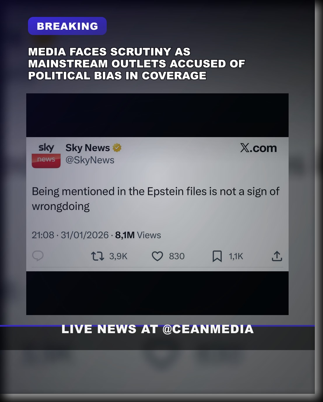 Illustrative photo for: Mainstream Media Coverage Under Scrutiny and Debate