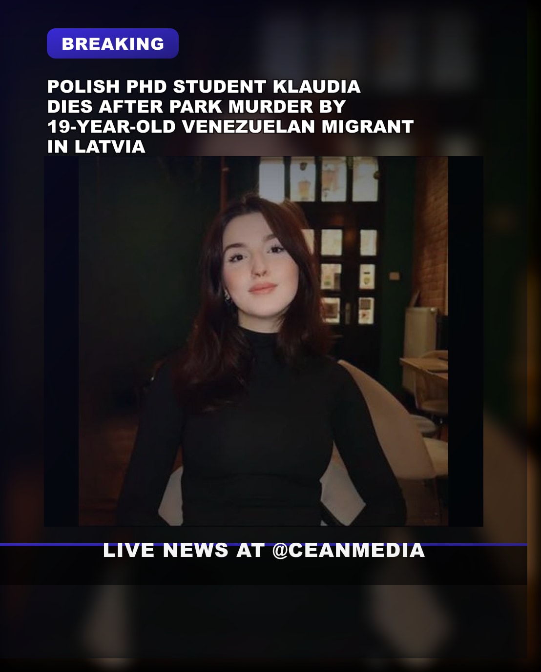 Illustrative photo for: Remember Klaudia tragedy memory effect: Polish student’s