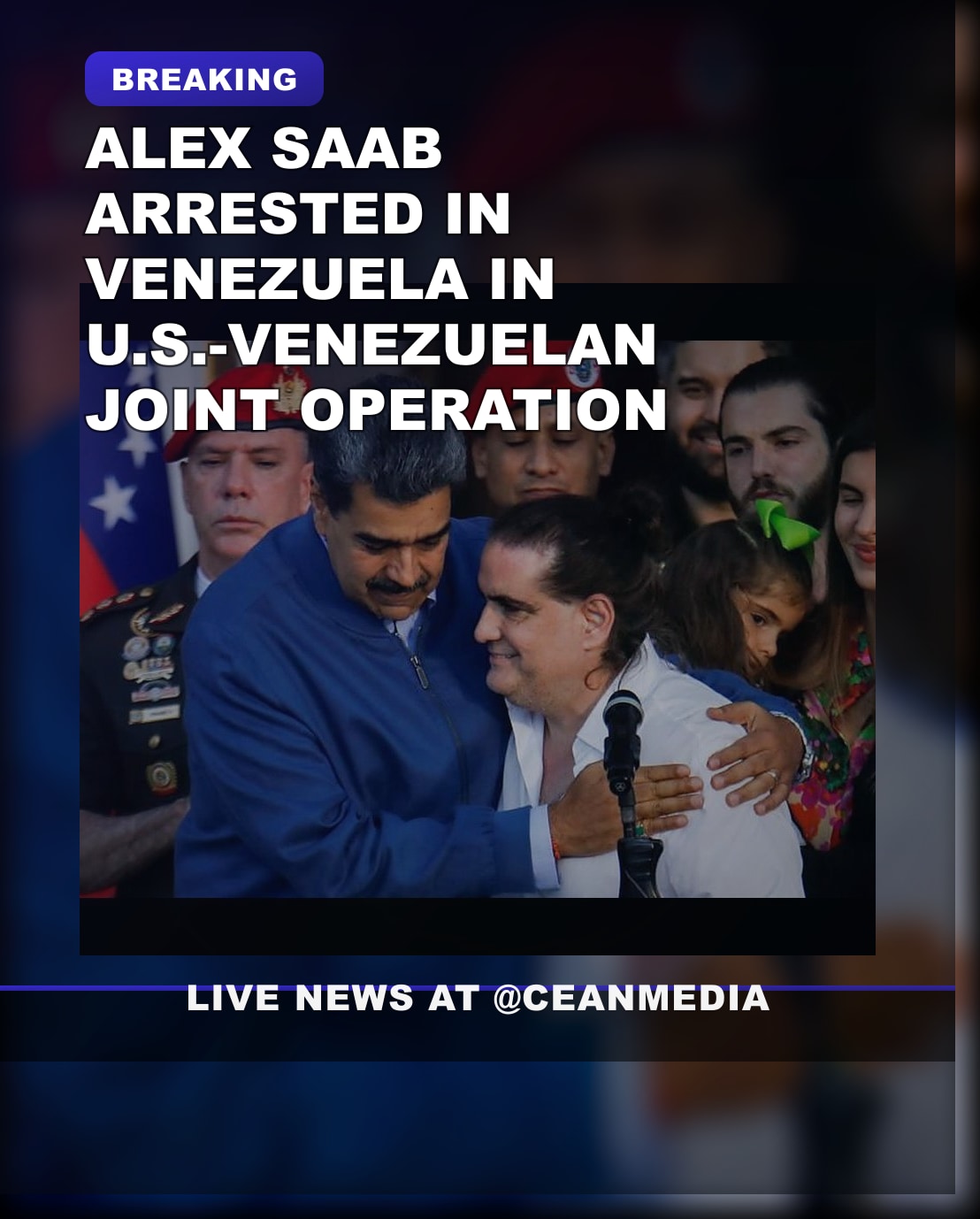 Illustrative photo for: Alex Saab arrest Venezuela: U.S. and Venezuela Joint