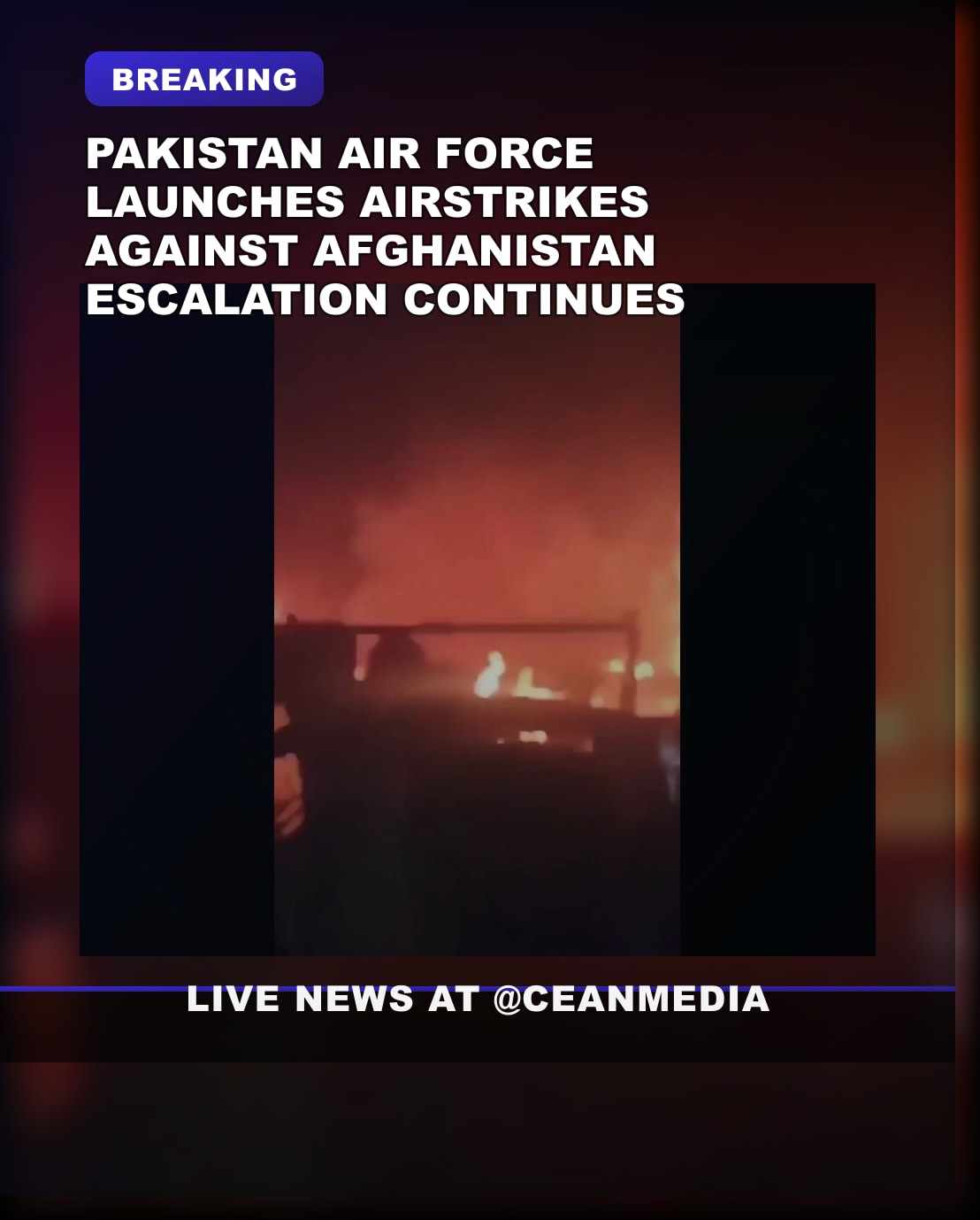 Illustrative photo for: Pakistan Air Force airstrikes Afghanistan escalate regional