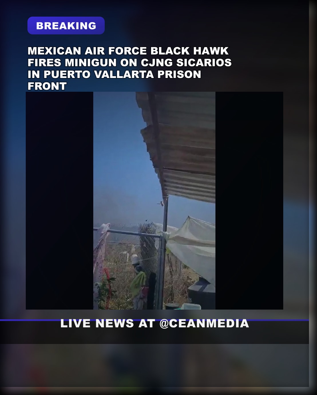 Illustrative photo for: Mexican Air Force minigun firefight: Black Hawk fires near