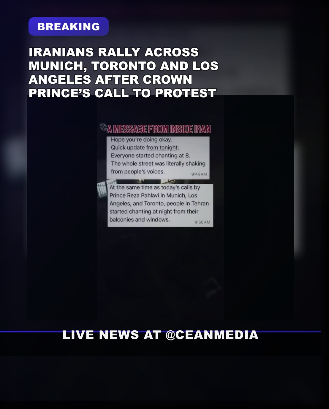 Illustrative photo for: Iranian opposition protests diaspora support fuels Iranian
