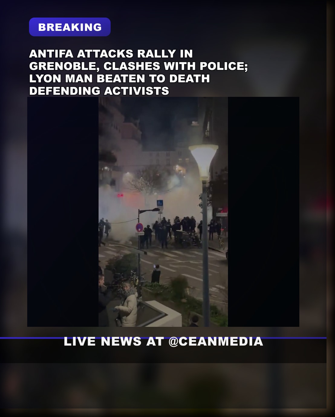 Illustrative photo for: Antifa Violence Political Unrest France Rises in Municipal