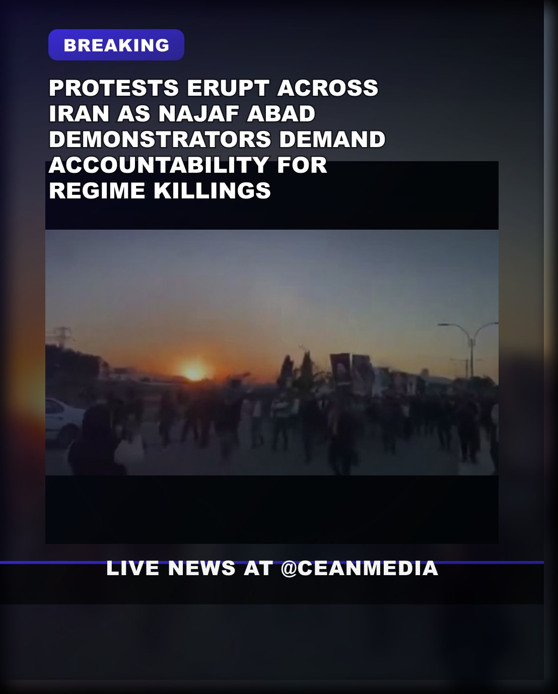 Illustrative photo for: Iran anti regime protests Najaf Abad