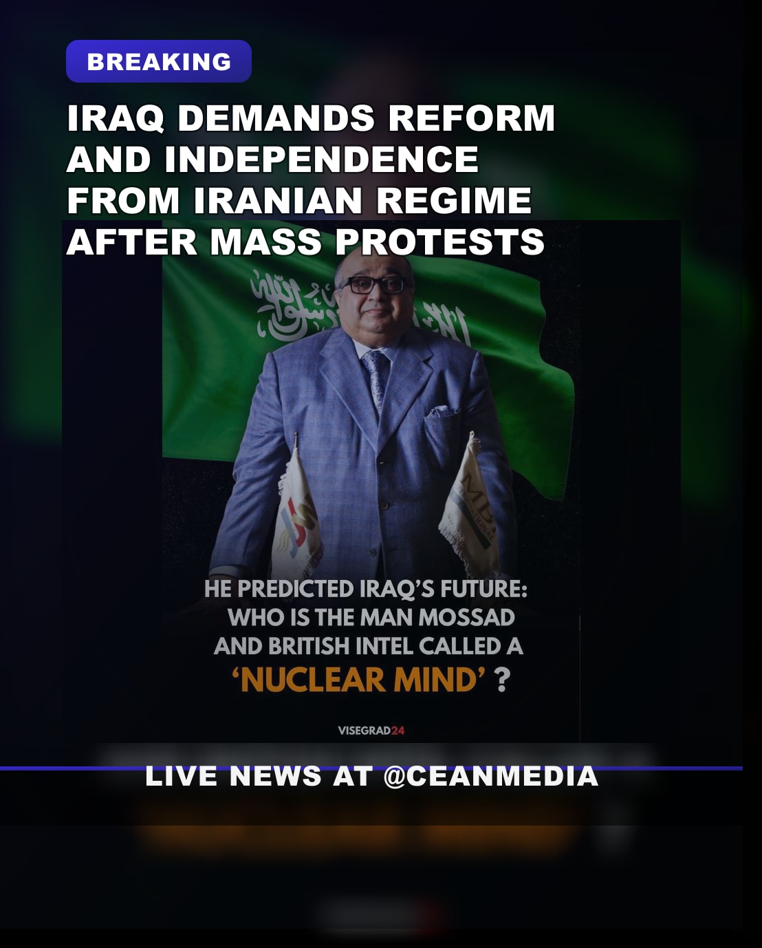 Illustrative photo for: Iraq Iran regime change: Calls for Reform Amid Violence