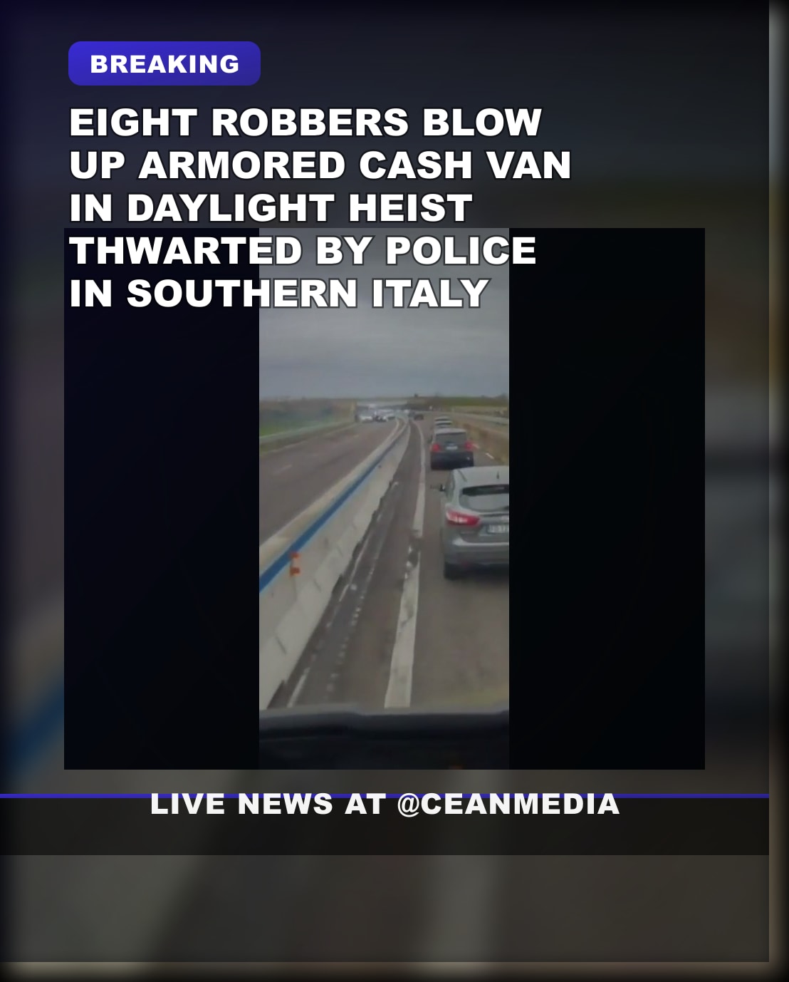 Illustrative photo for: Armed Robbery Thwarted Police Southern Italy