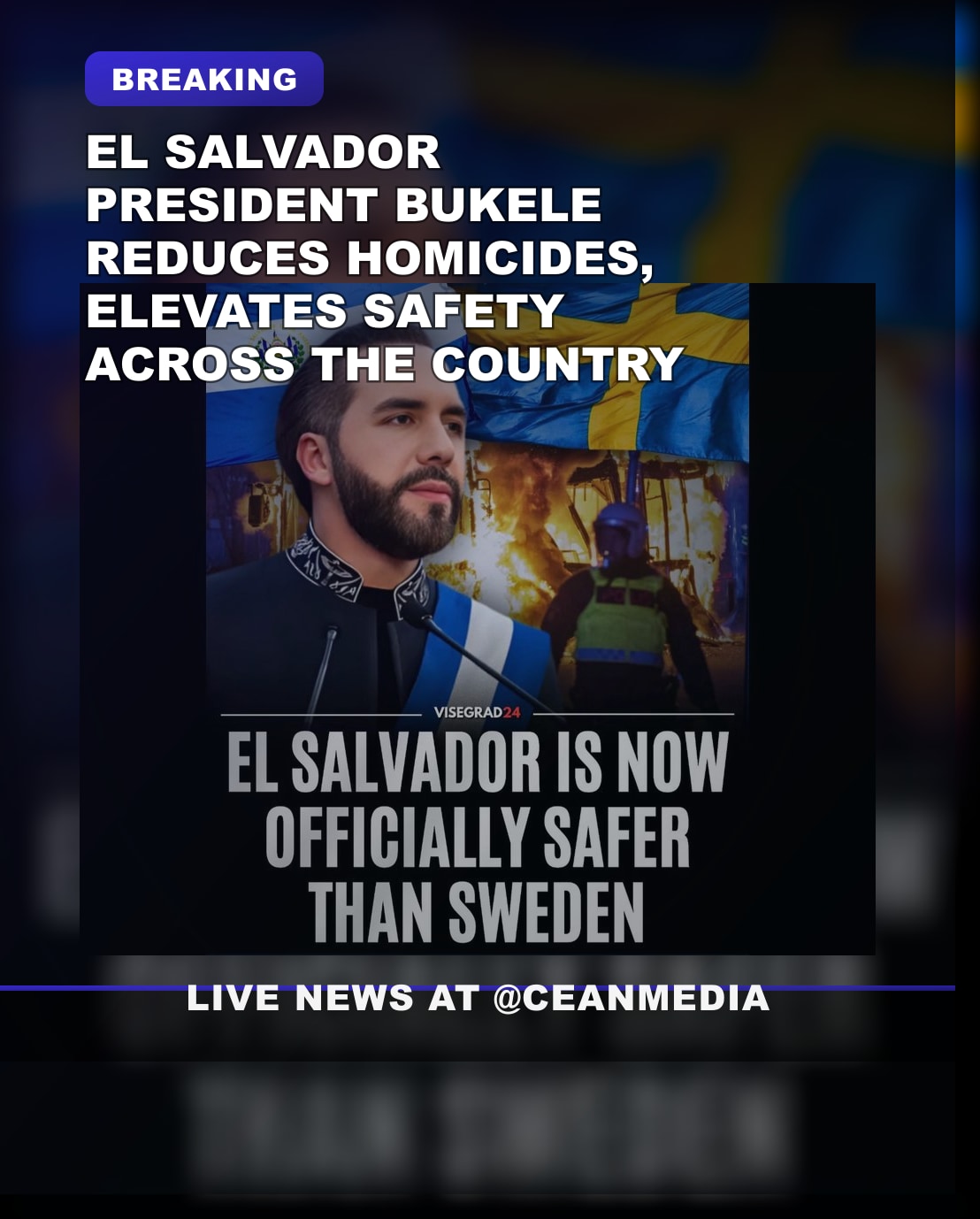 Illustrative photo for: Bukele safety reforms El Salvador: From Homicide Capital to