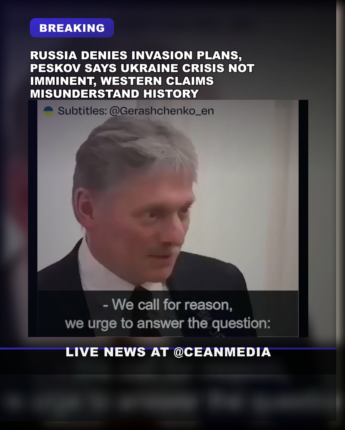 Illustrative photo for: Putin spokesman denial invasion: Russia’s four-day invasion