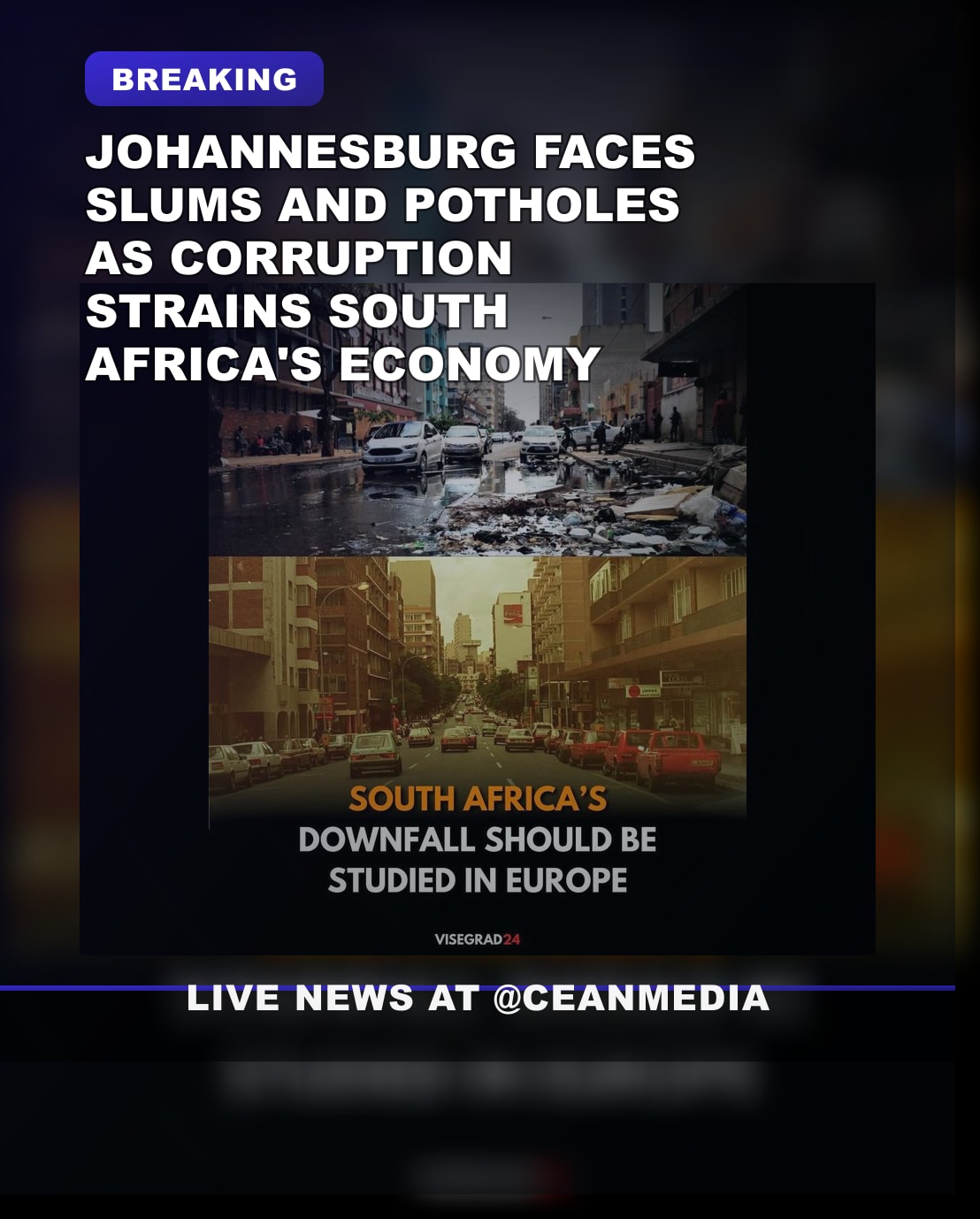 Illustrative photo for: Economic crisis in johannesburg: Johannesburg’s decline