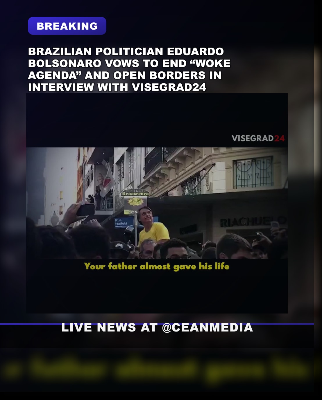 Illustrative photo for: Brazilian Politician Eduardo Bolsonaro Promises to Stop