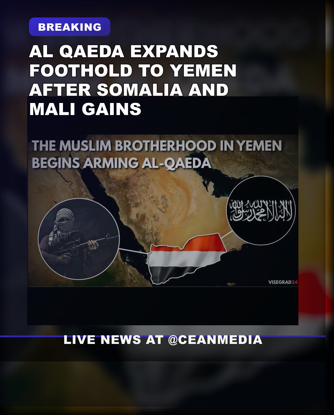 Illustrative photo for: Al Qaeda territorial expansion continues with new Yemen