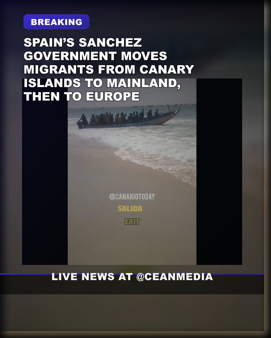 Illustrative photo for: Spain's far-left government accused of migrant transport to