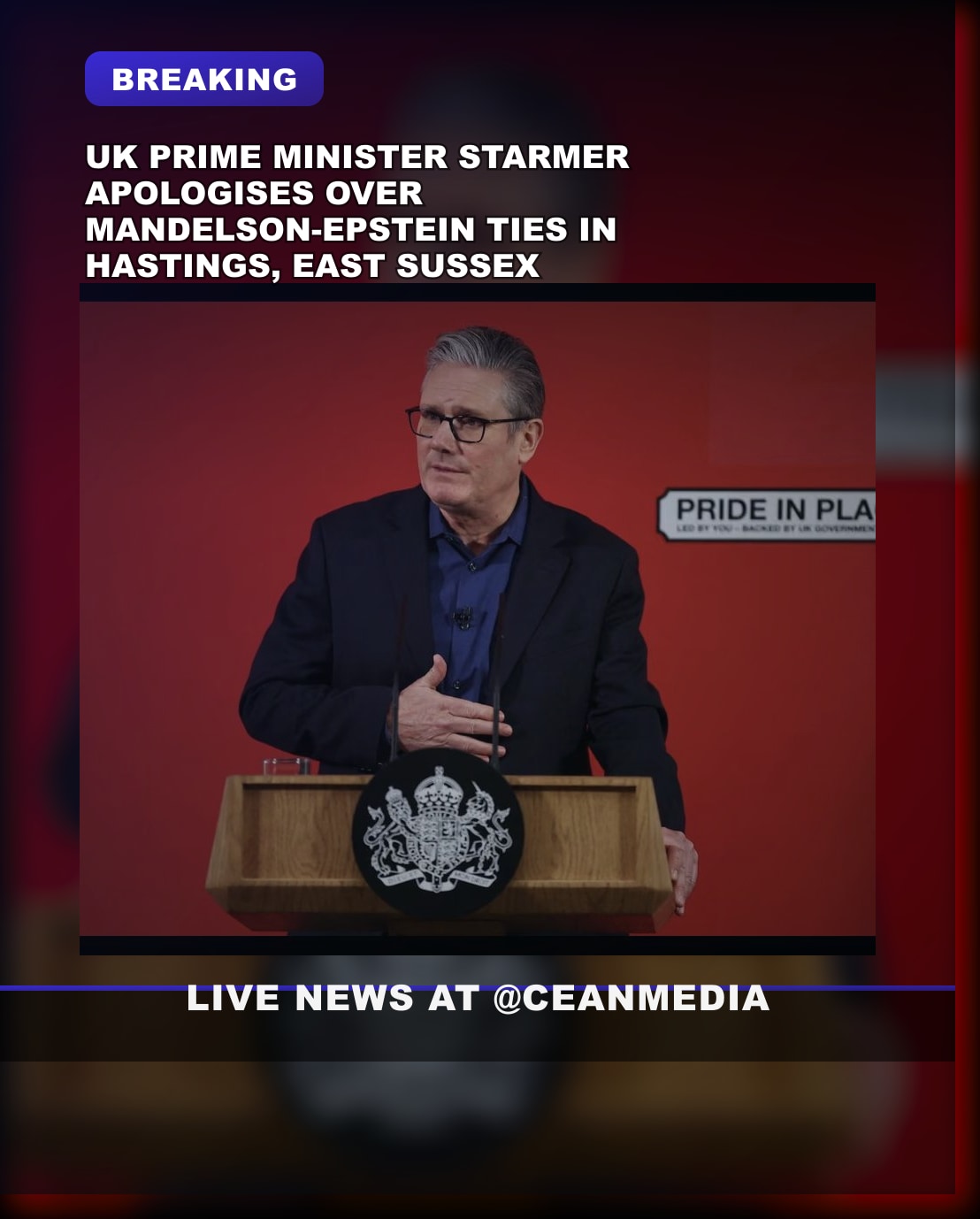 Illustrative photo for: UK PM Starmer Epstein apology fallout stirs Downing Street
