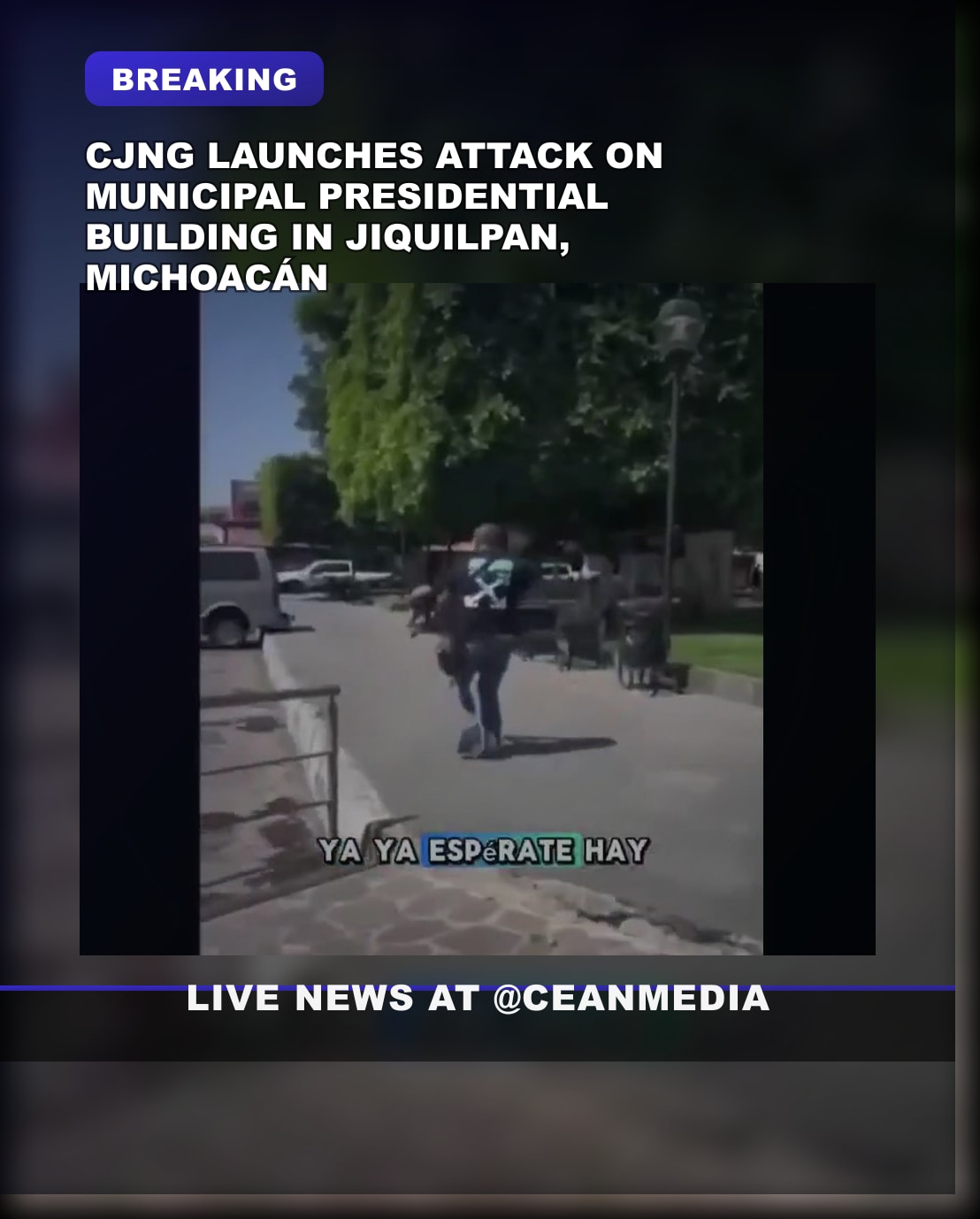 Illustrative photo for: CJNG attack Jiquilpan building: Summary of Michoacán assault