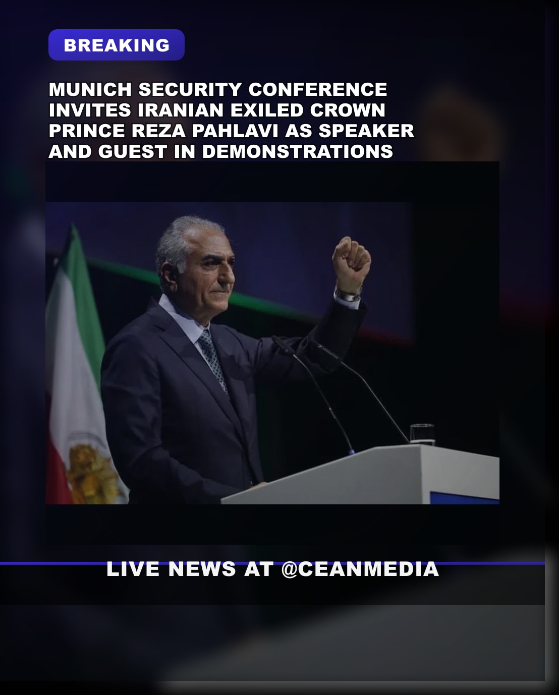 Illustrative photo for: Munich Security Conference Invites Iranian Exile Crown