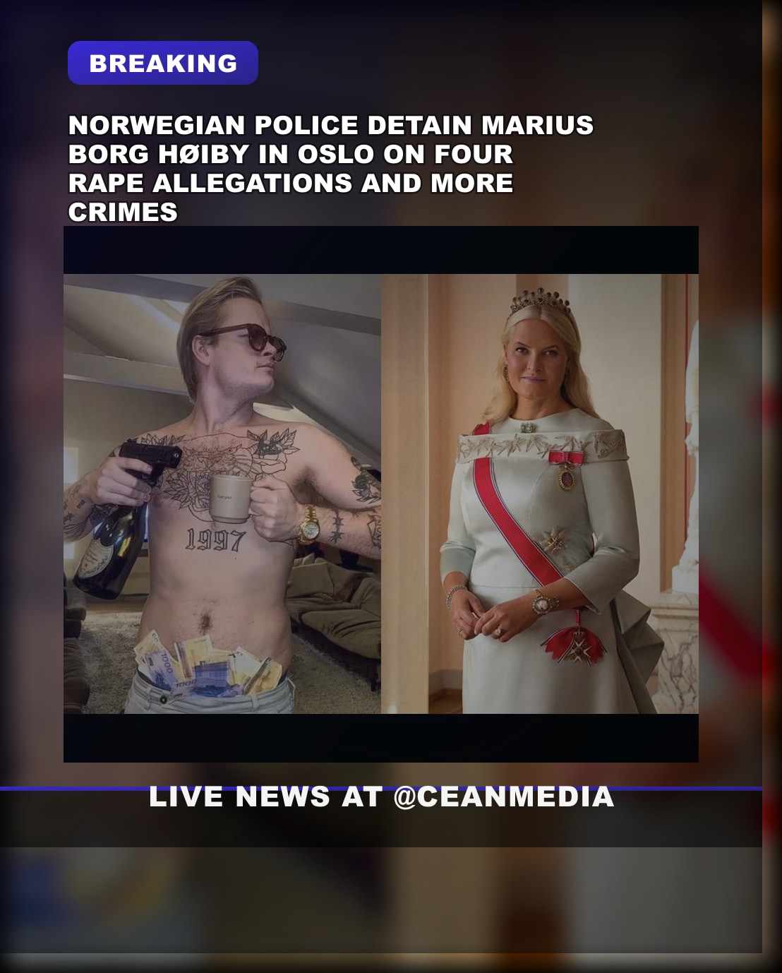 Illustrative photo for: Norwegian Prince Rape Arrest Sparks Outcry and Investigation