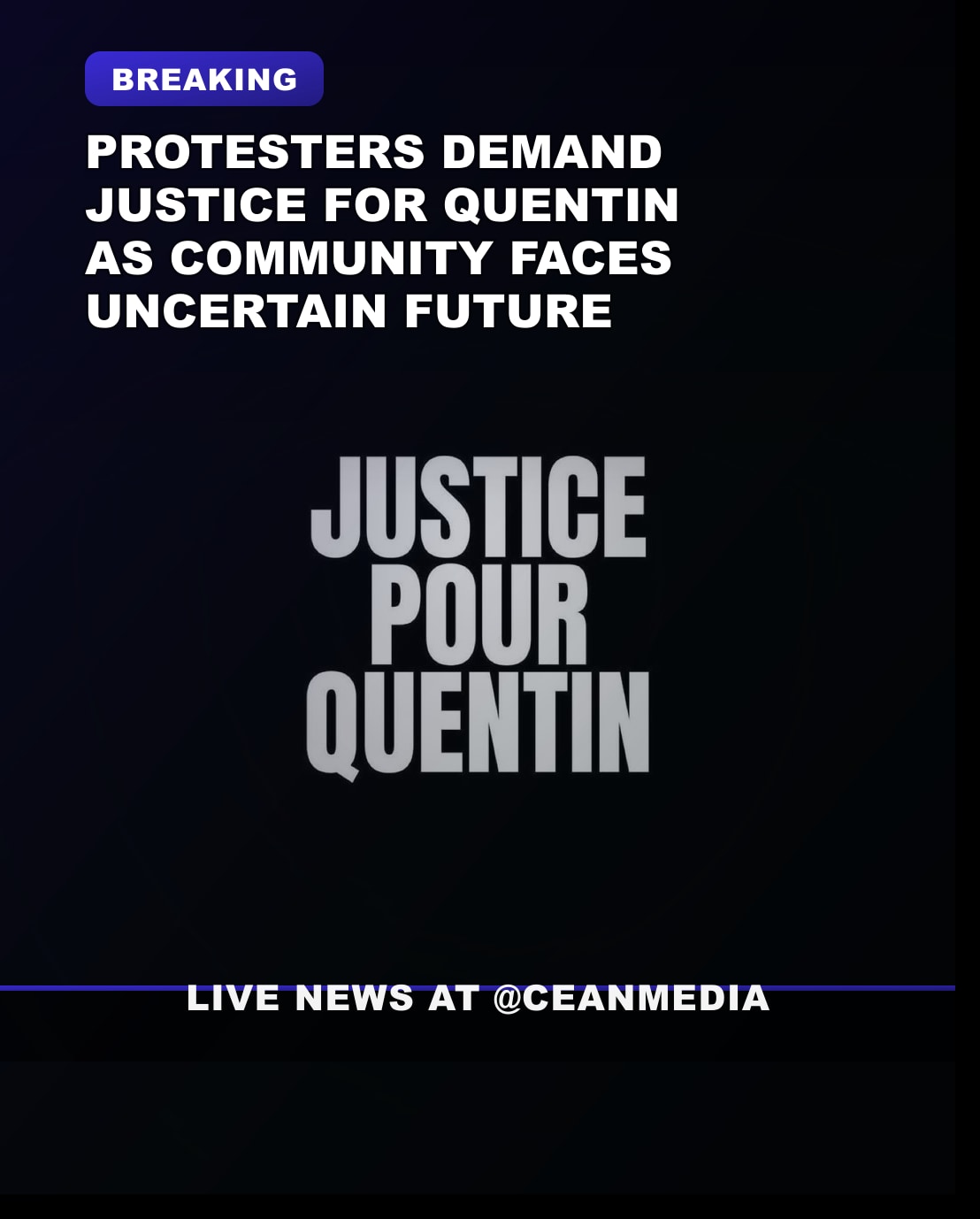 Illustrative photo for: Justice for Quentin: Advocates Call for Accountability