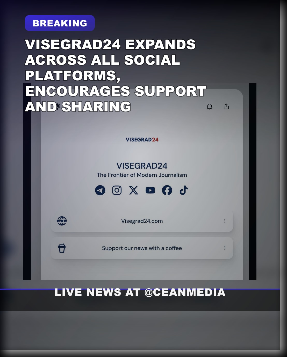 Illustrative photo for: Visegrad24 Social Media Gets a Boost with New Linktree
