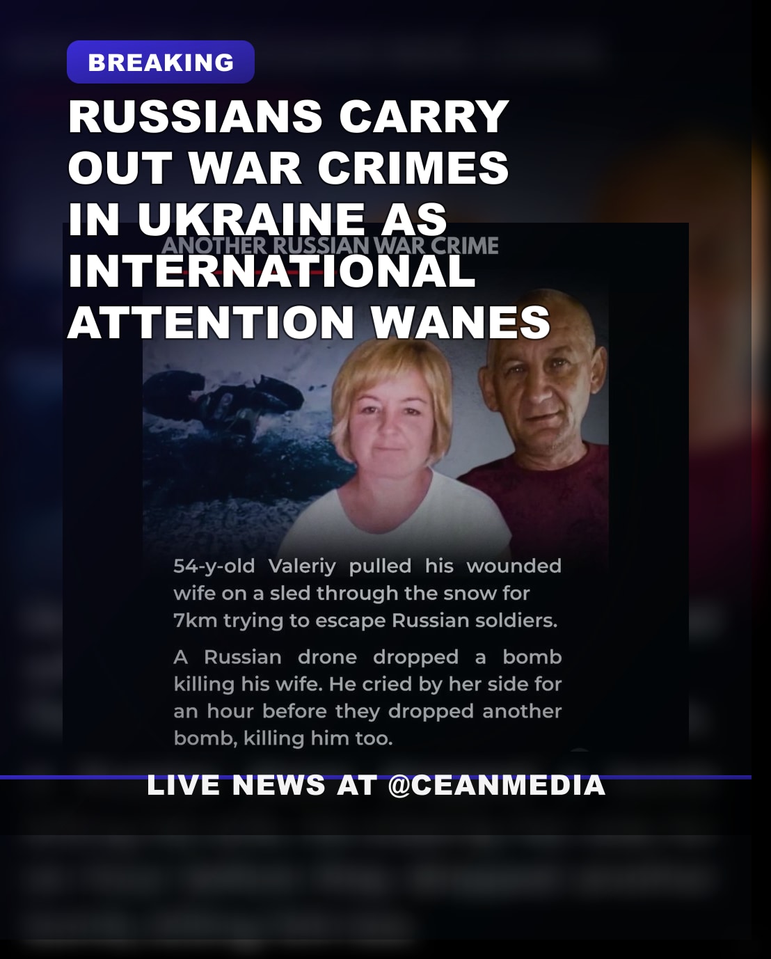 Illustrative photo for: Russian War Crimes Ukraine Continue Unabated Despite