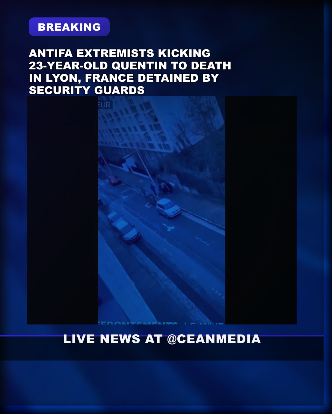 Illustrative photo for: Video Shows Dozen Antifa Extremists Kicking 23-Year-Old