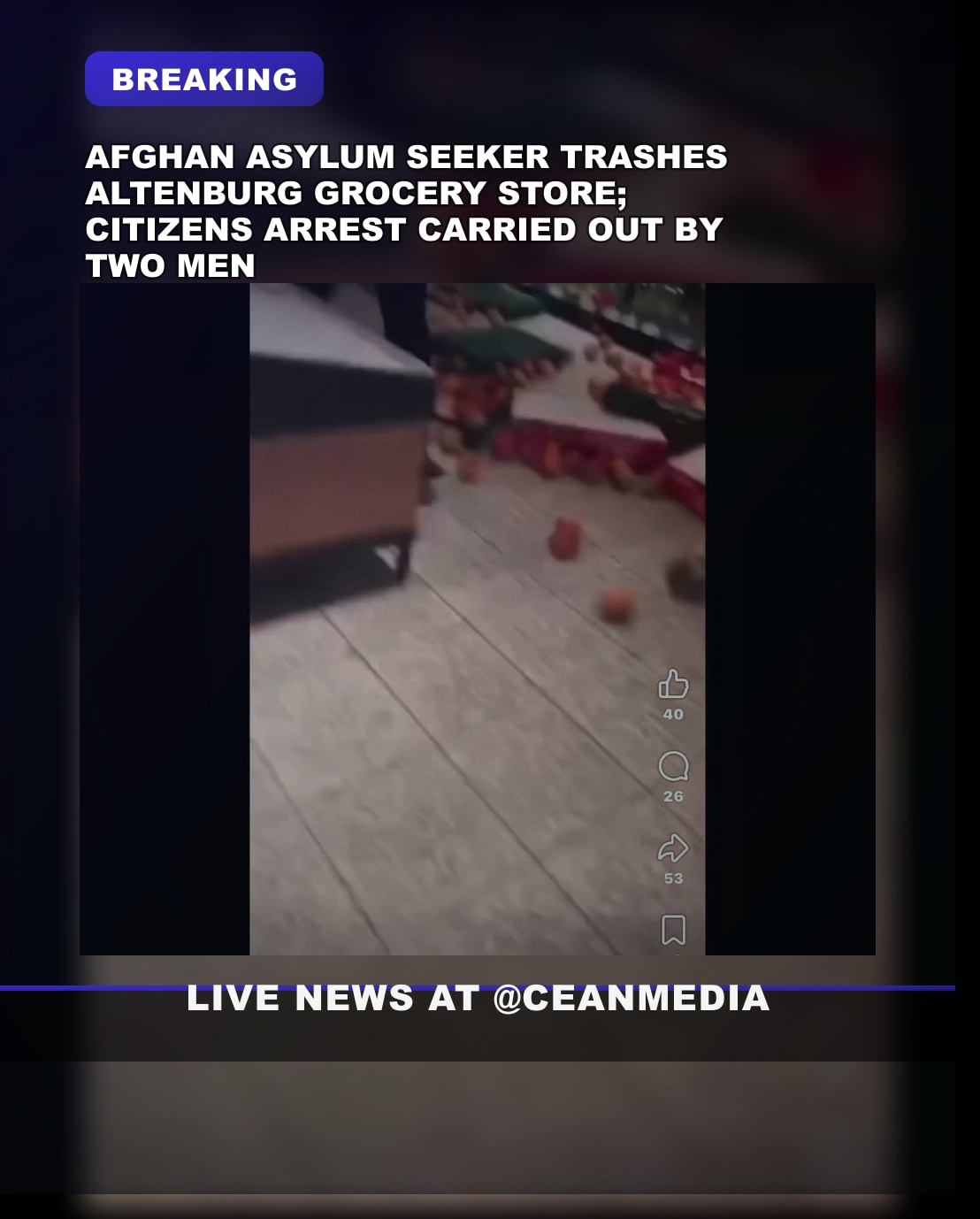 Illustrative photo for: Afghan asylum seeker incident keyphrase: not compliant