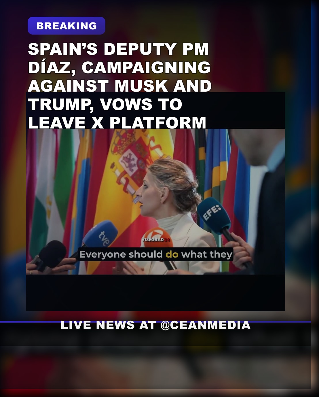 Illustrative photo for: Spain holds against Musk Trump hatred