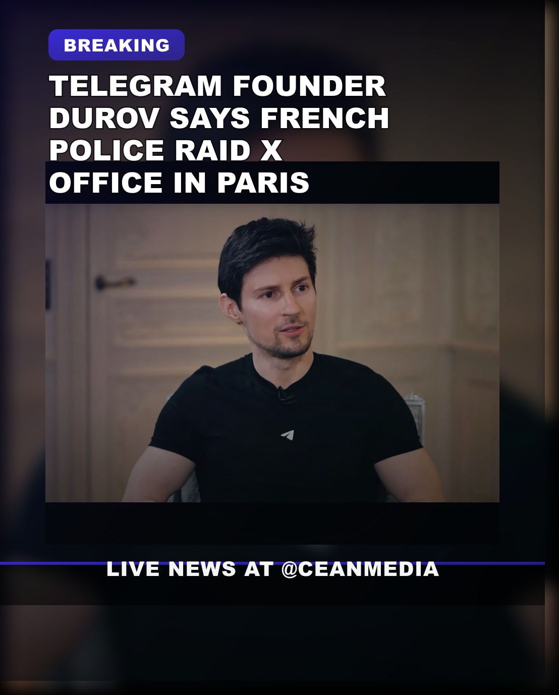 Illustrative photo for: French police raid Telegram’s Paris office, Telegram