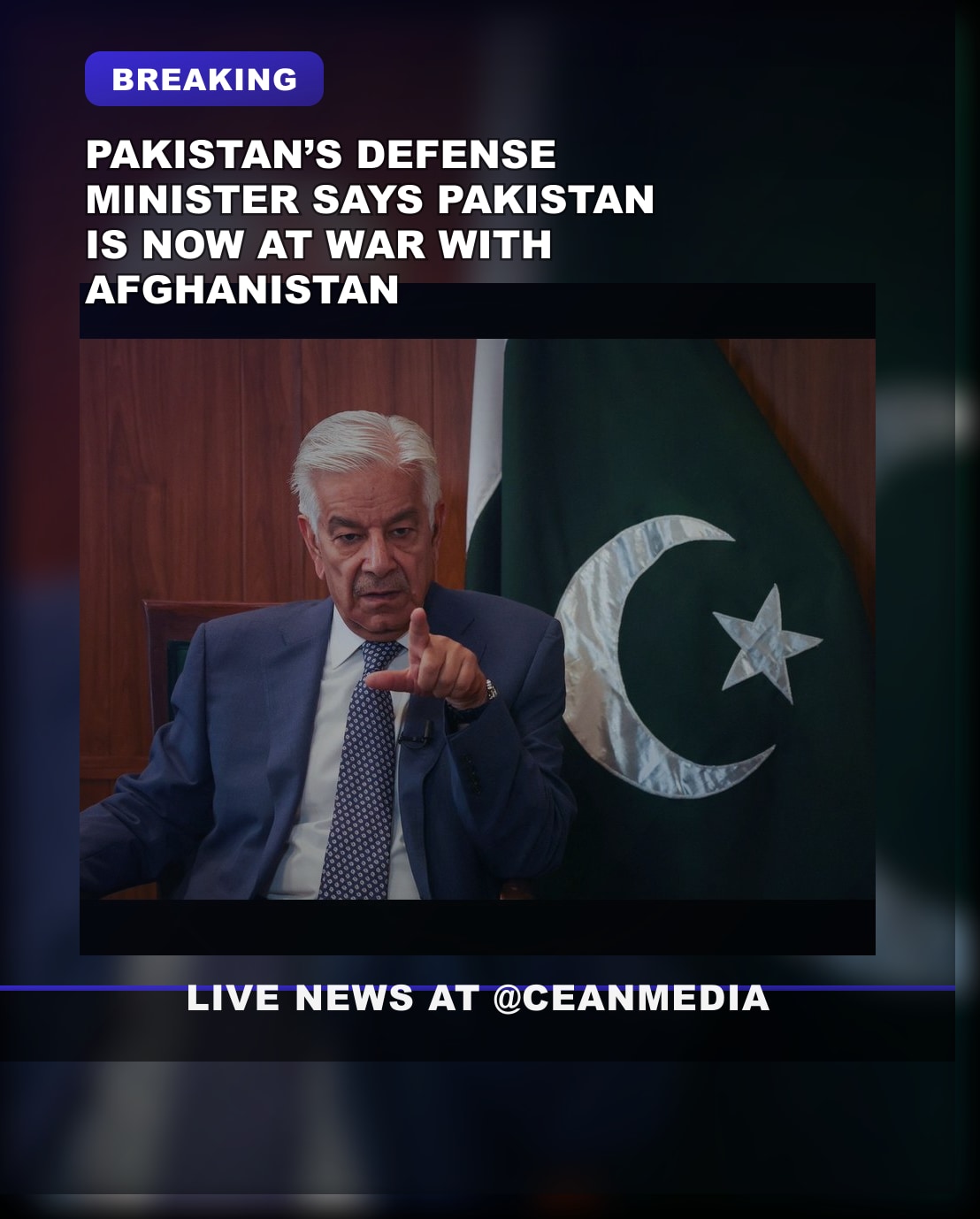 Illustrative photo for: Pakistan Afghanistan war claim: Defence Minister says
