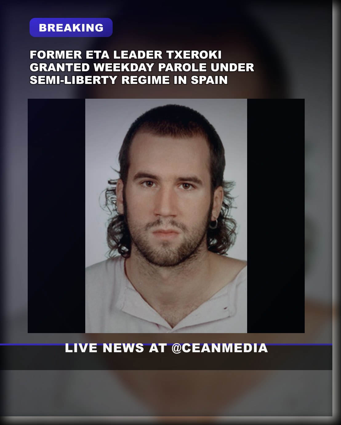 Illustrative photo for: ETA terrorist released on parole: Former ETA leader Txeroki