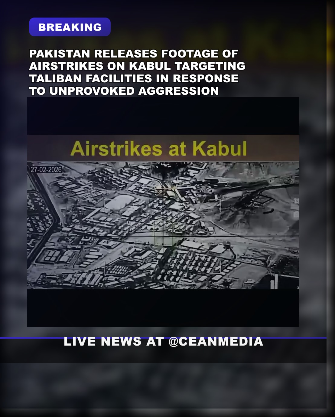Illustrative photo for: Pakistan airstrikes Kabul retaliation threats: Pakistan