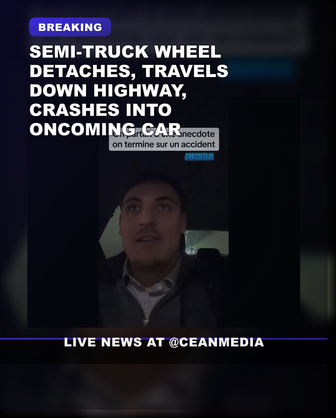 Illustrative photo for: Semi-Truck Wheel Detachment Causes Dangerous Highway Crash