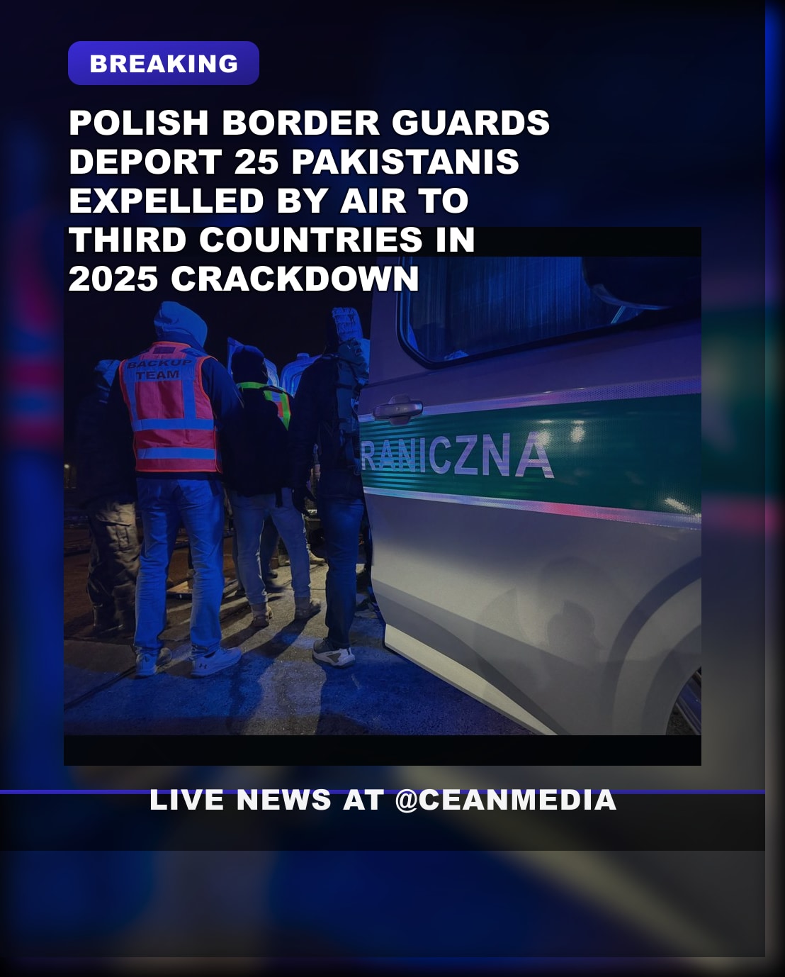 Illustrative photo for: Poland border deportation statistics: 25 Pakistanis