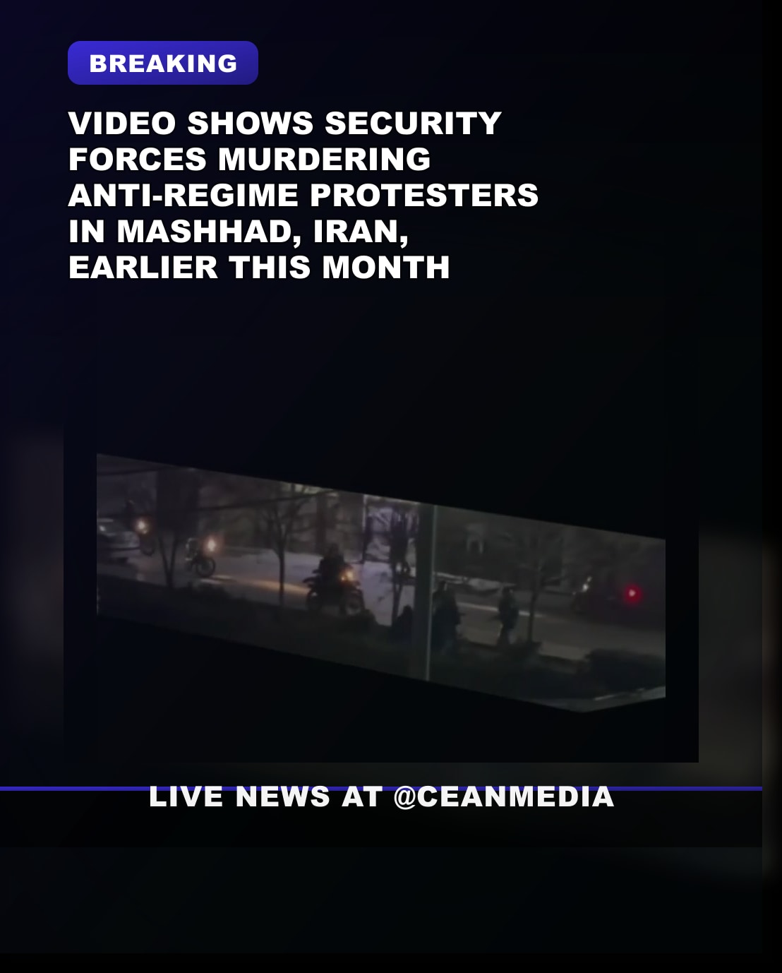 Illustrative photo for: Iran protesters security forces shoot at close range in