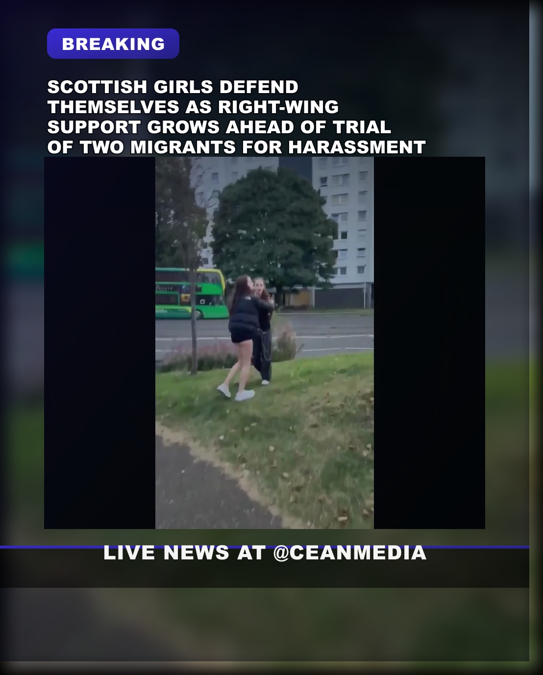 Illustrative photo for: Journalists conservatives support migrants harassment trial