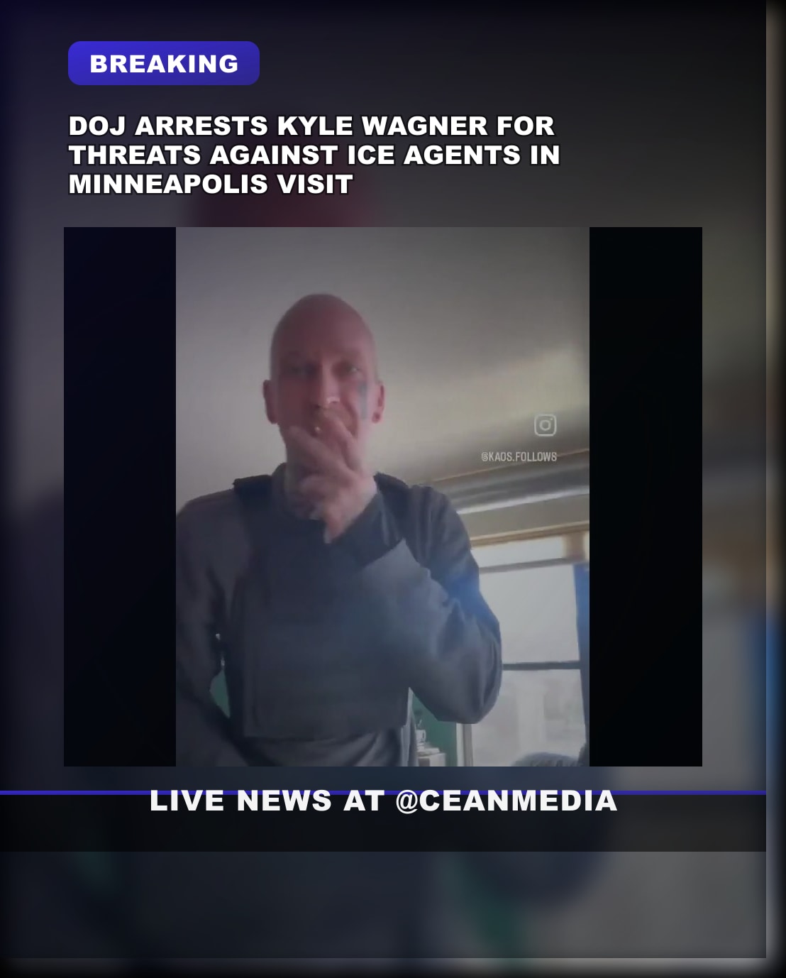 Illustrative photo for: Minneapolis Man Charged Over Federal Officers Threats