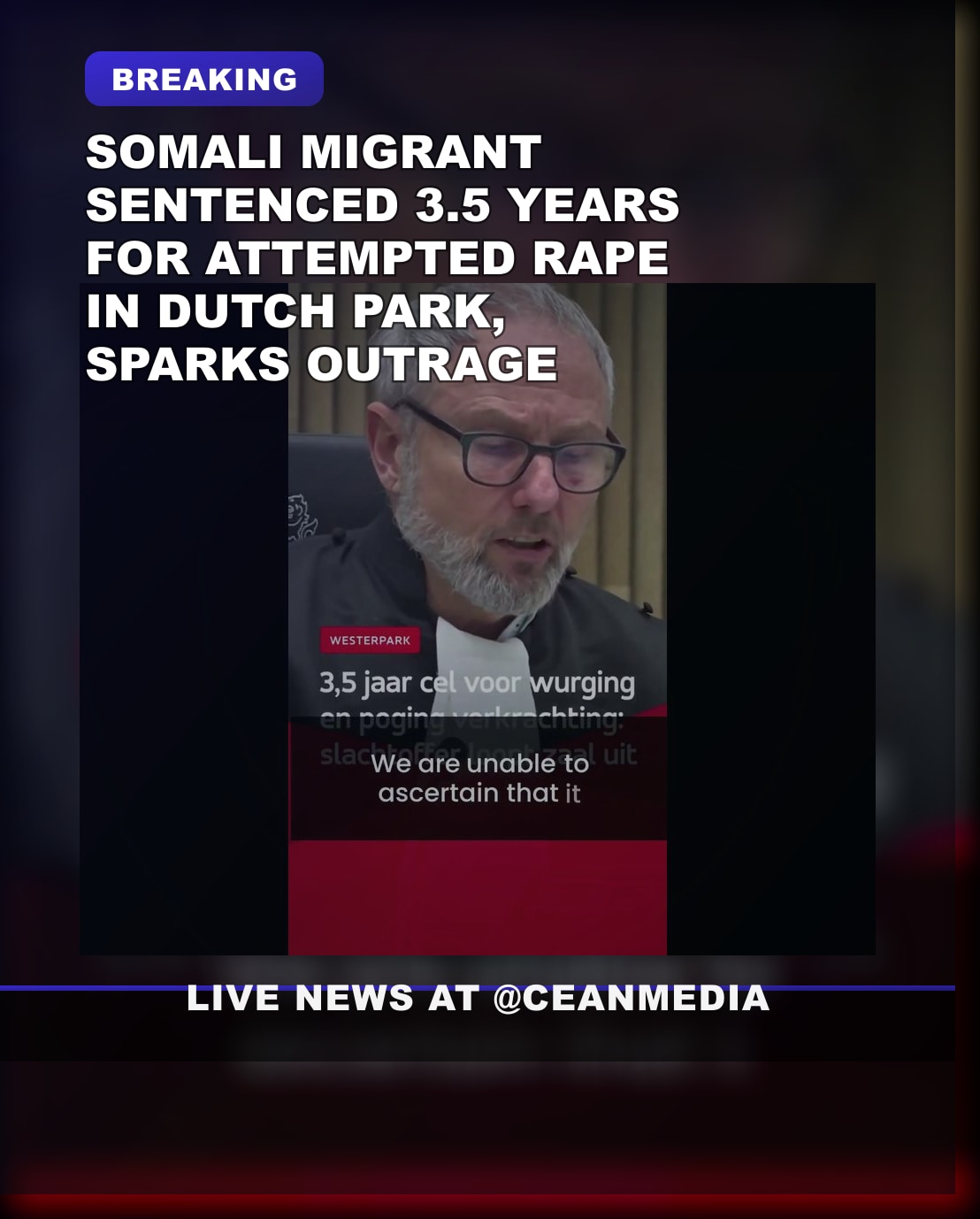 Illustrative photo for: Somali migrant sentencing outrage after man gets 3.5 years