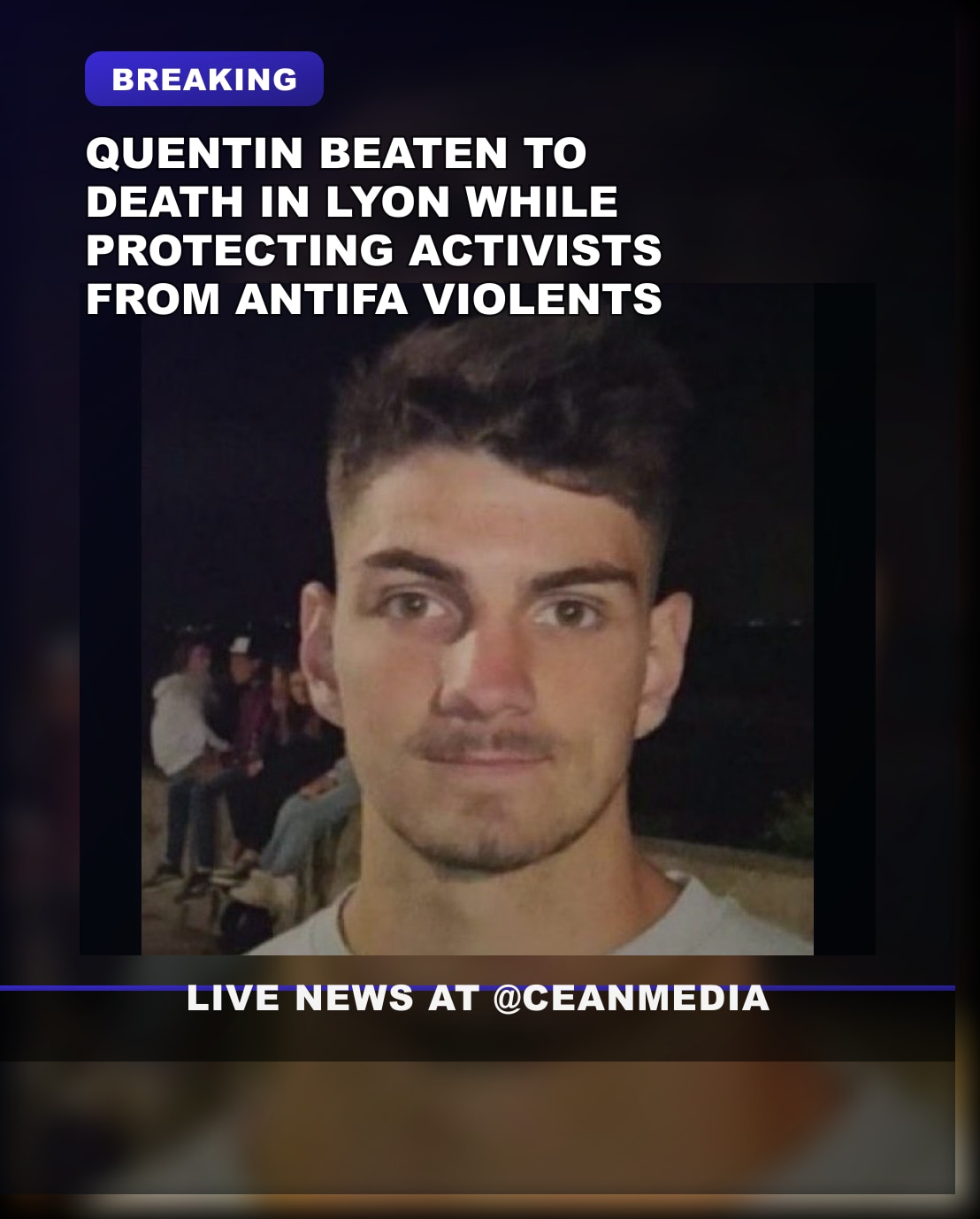 Illustrative photo for: Quentin, 23, Beaten to Death in Lyon While Defending Female