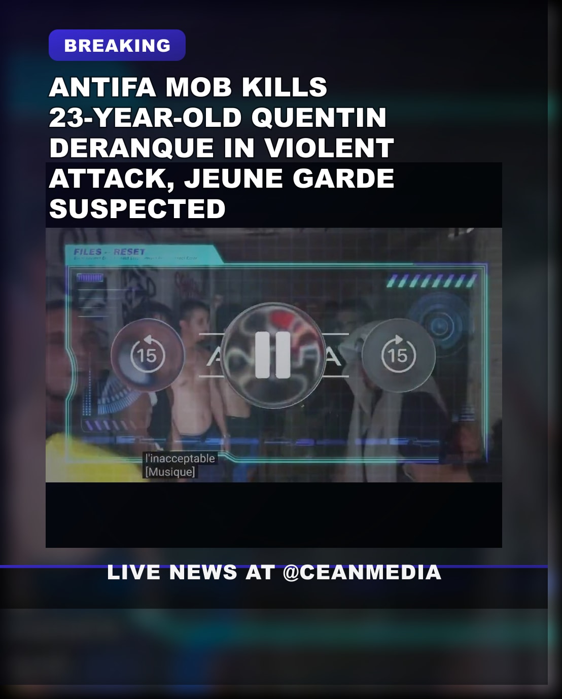 Illustrative photo for: Far-left violence assassination news: 23-year-old killed in