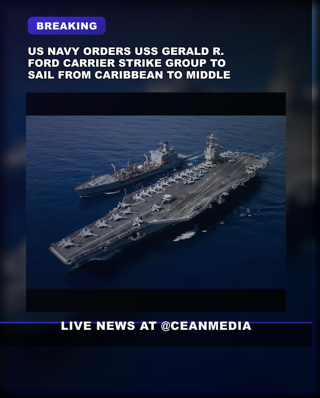 Illustrative photo for: Carrier strike group redeployment headlines: Navy Sends