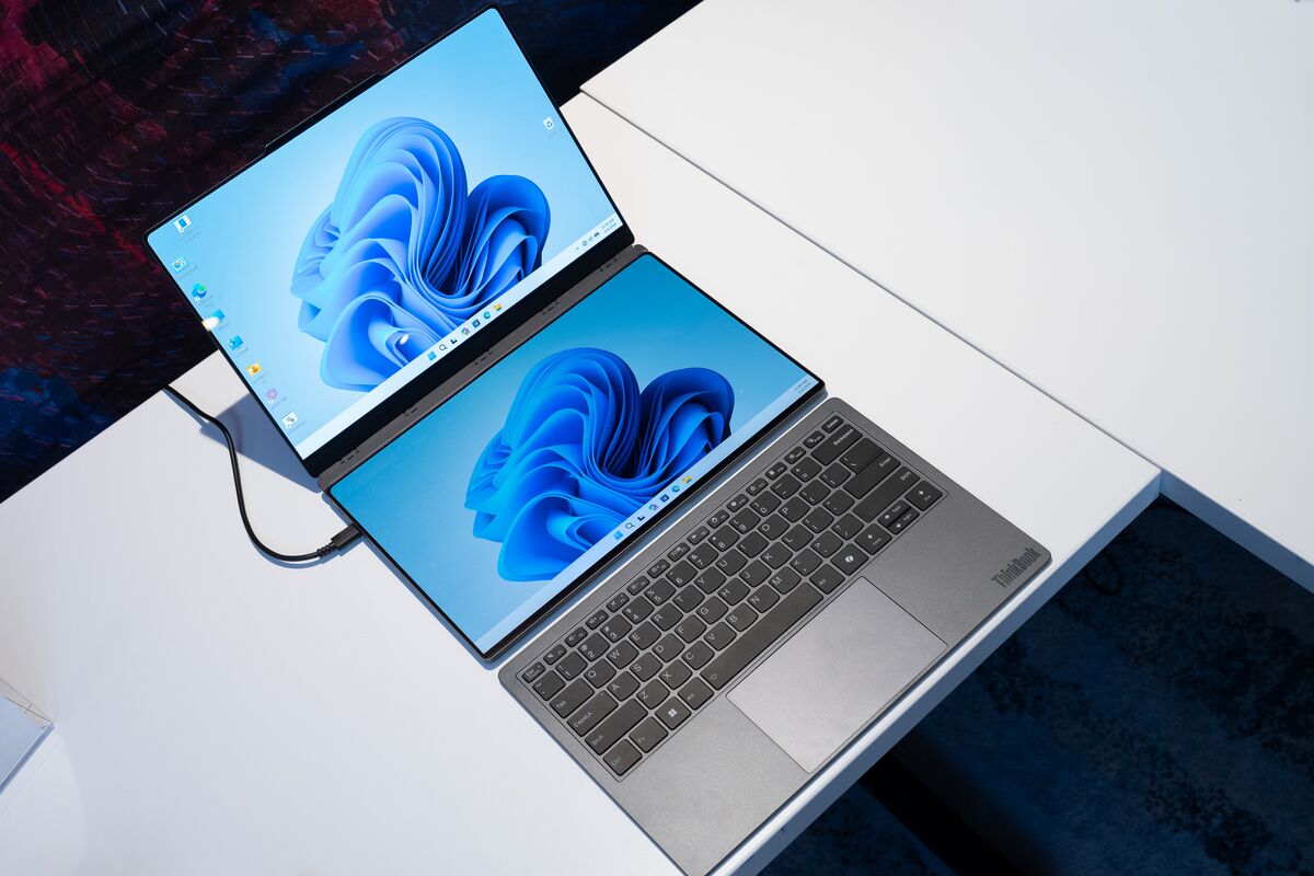 Illustrative photo for: Lenovo Unveils Modular Laptop Folding Display in WAN