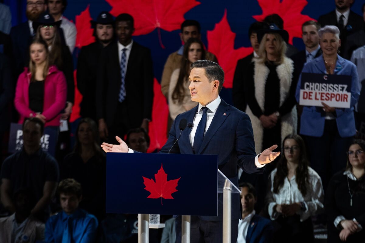 Illustrative photo for: Conservative Leader Poilievre profile shifts to global