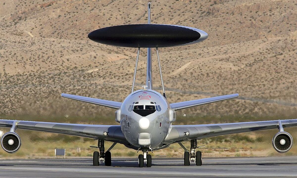 Illustrative photo for: Iranian Missile Hits U.S. AWACS Aircraft in Saudi Strike: