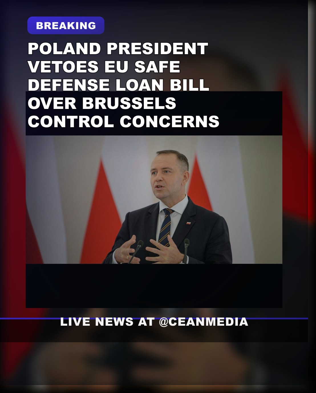 Illustrative photo for: Poland vetoes SAFE defense loan win for Brussels?