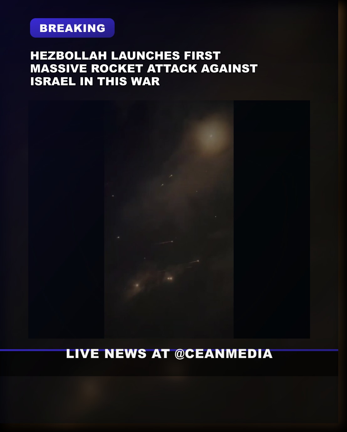 Illustrative photo for: Hezbollah rocket attack Israel: first large-scale strike